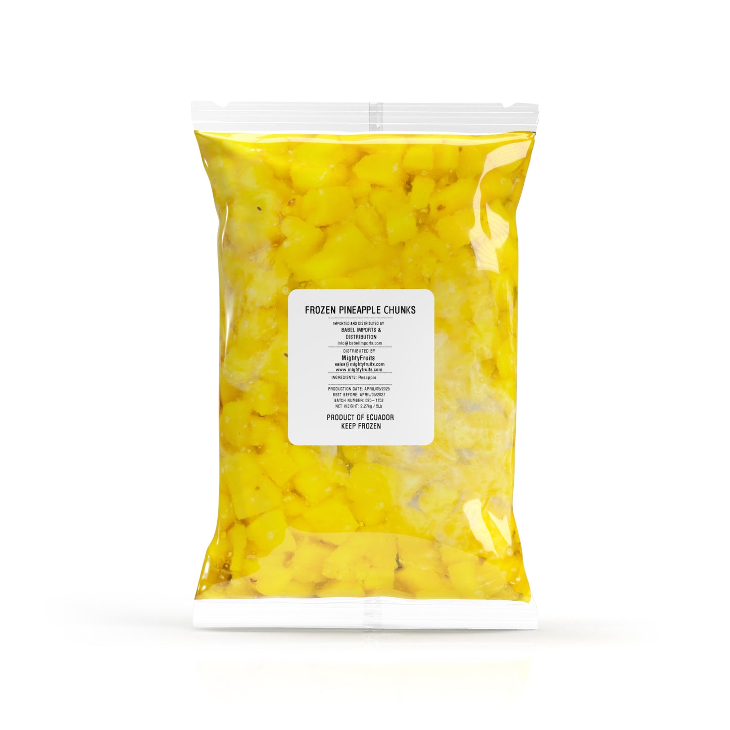 PINEAPPLE CHUNCKS IQF (Box of 6 - 5lbs bags)