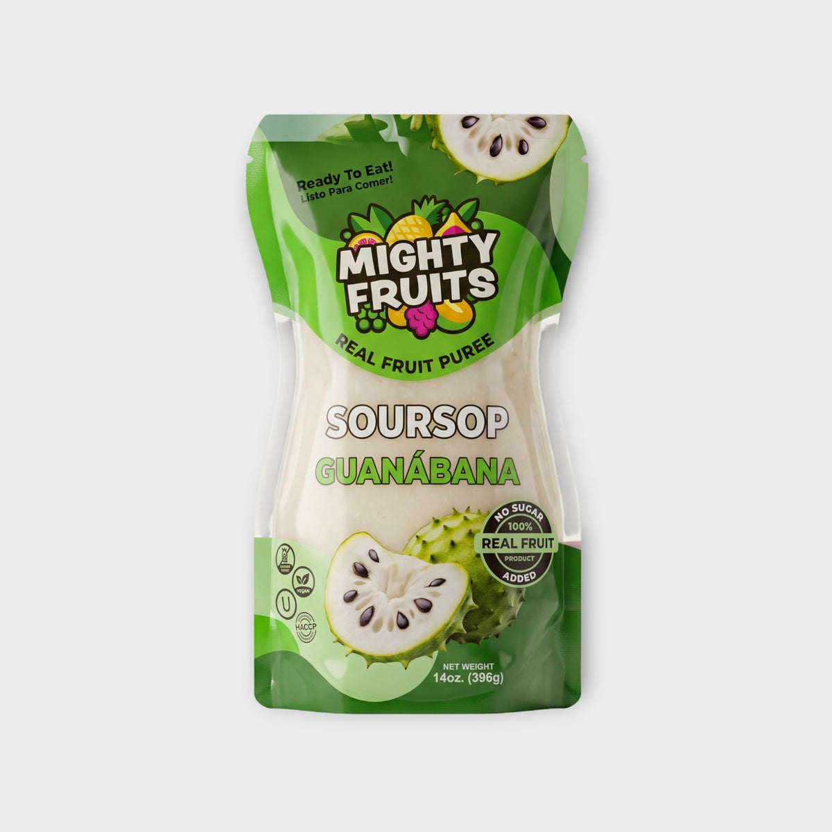 14 oz Pouch · Soursop Purée | Guanábana