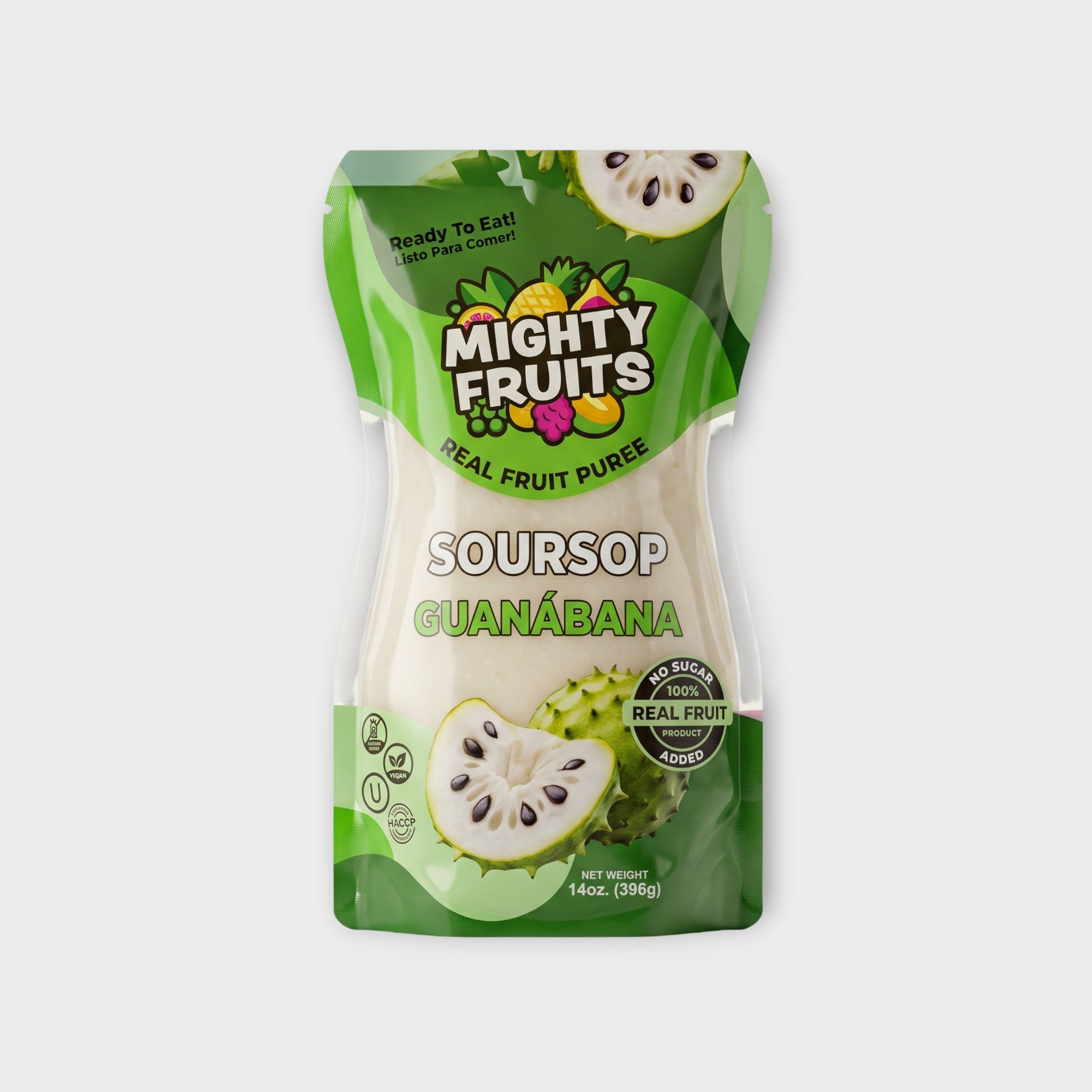 14 oz Pouch · Soursop Purée | Guanábana