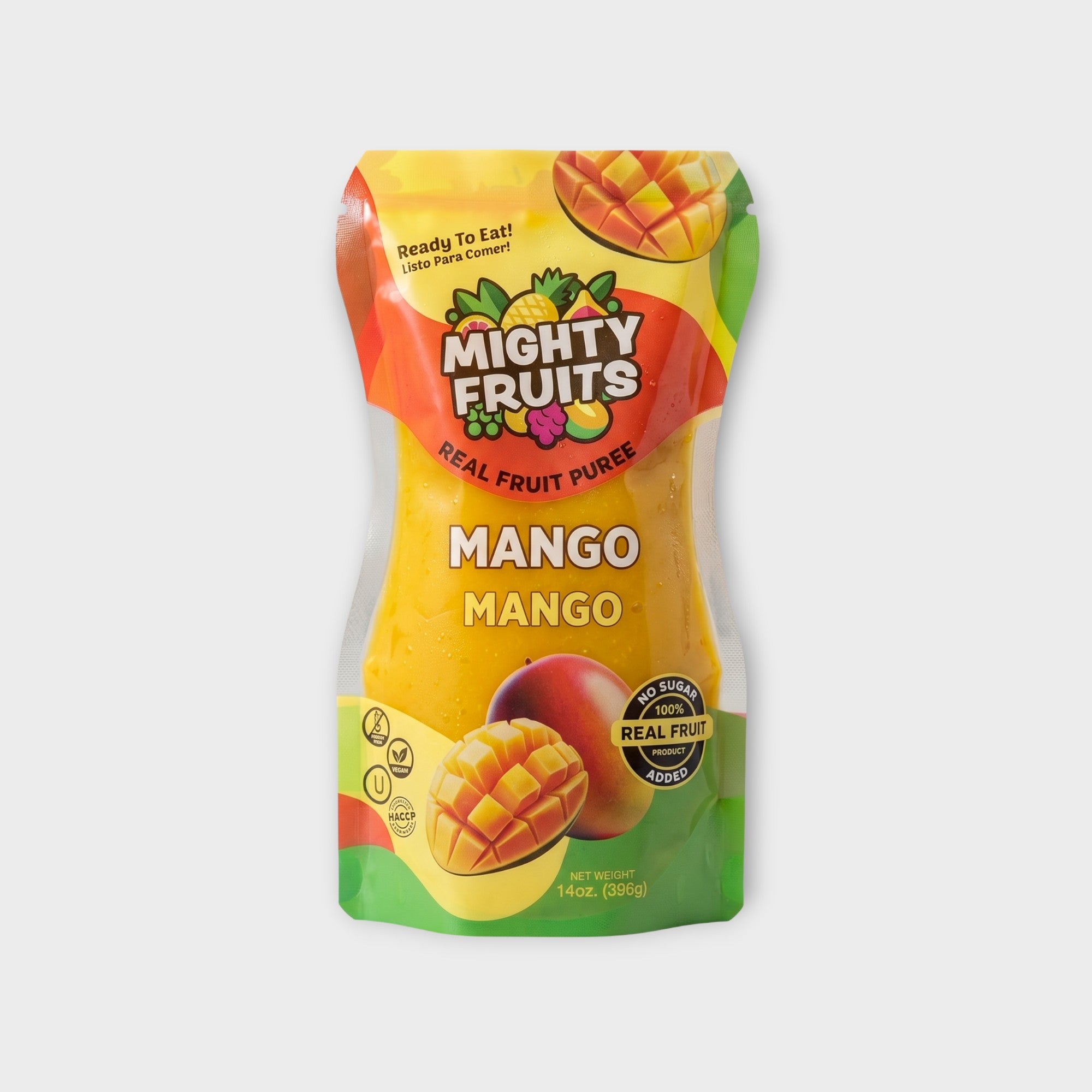 14 oz Pouch · Mango Purée | Mango