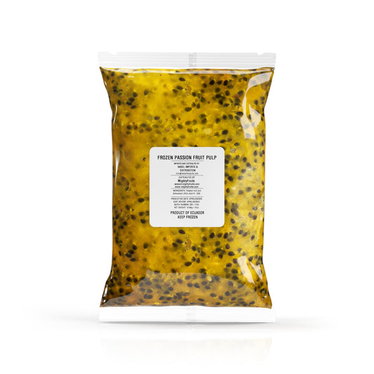 PASSION FRUIT PULP WITH SEEDS (Box of 6 - 5lbs )