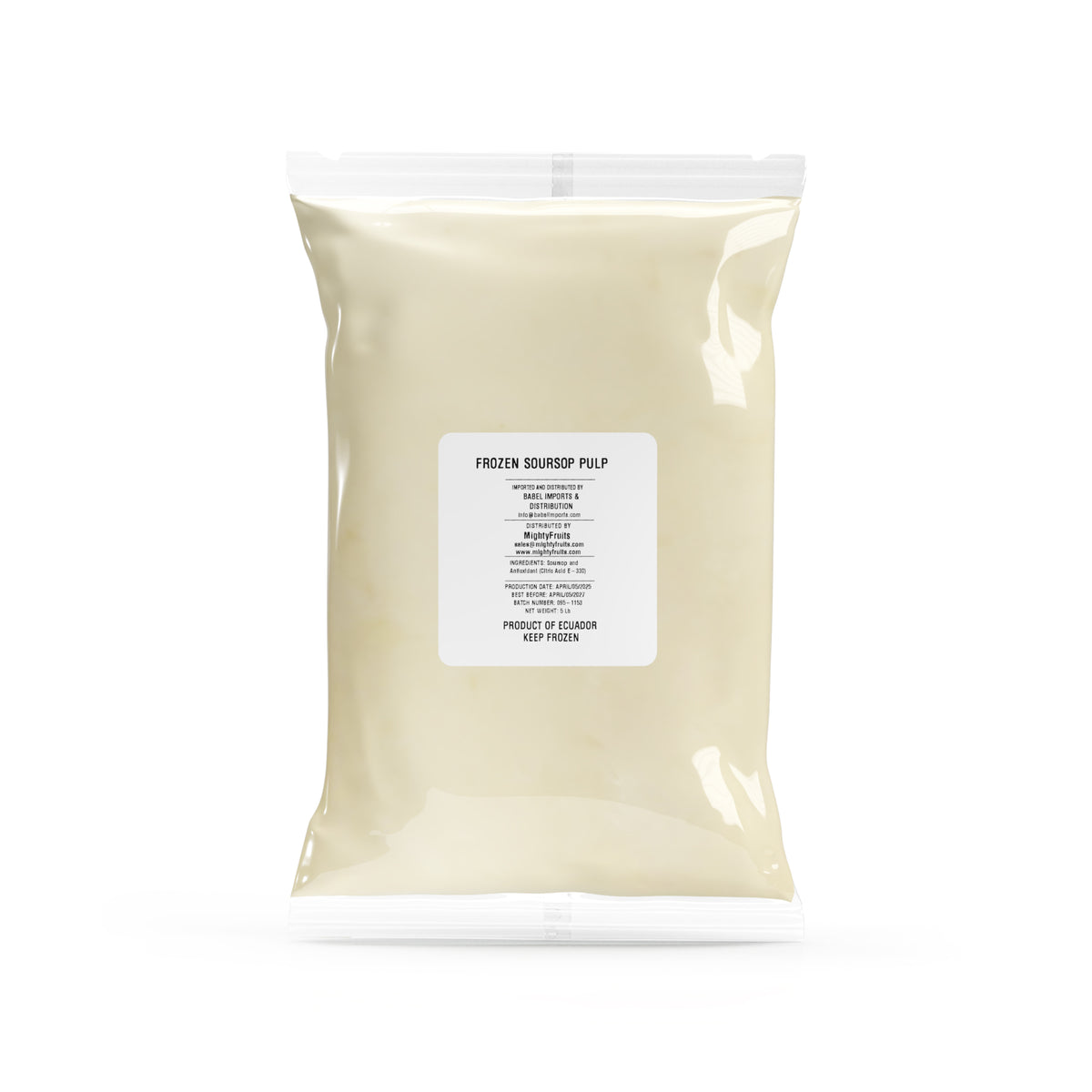 5lbs - Seedless Soursop Pulp