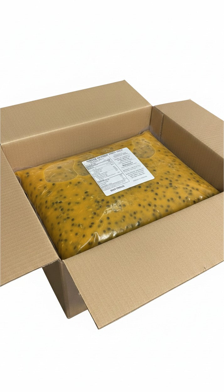 10 lbs - Passion Fruit Pulp - with seeds